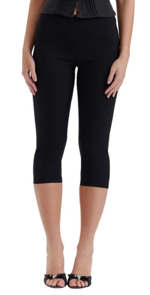 HOUSE OF CB Halima Capri Pants in Black at Nordstrom