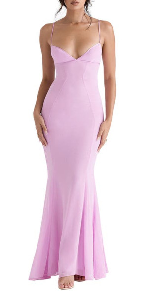 open lace back dress Burgundy Two Piece Prom Dress,Mermaid Prom Dress,High Neck Evening Dress PD00041, US6 / Black
