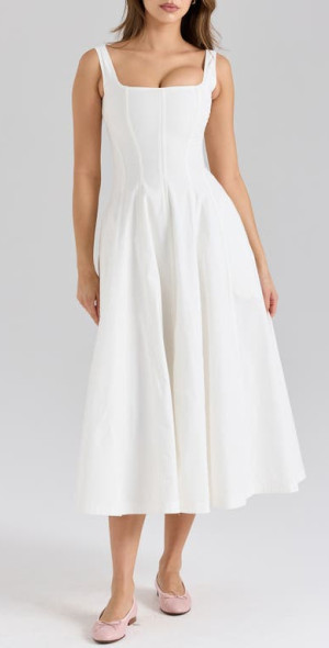 house of cb a line dress Clothing : Mini Dresses : 'Kaia' Ivory A-Line Mini Dress