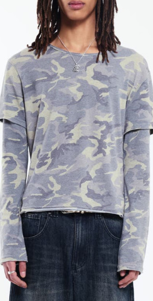 Jaded London Dropout Double Layer ロンT nordstrom_jaded_london_jaded_l