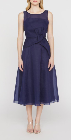 JS Collections - Hedi Organza A-Line Cocktail Dress in Twilight at Nordstrom,  Size 8
