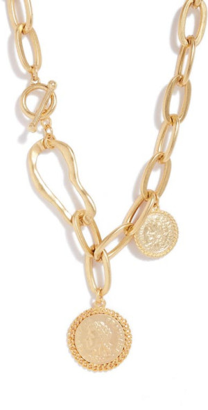 KARINE SULTAN - Classic Pearl Station Necklace: A Chic Accessory: Silver