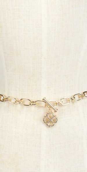 kate spade new york - spade charm chain belt in Polished  display picture 2