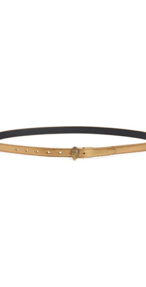 Kurt Geiger London - Reversible Metallic Leather Belt in  display picture 3
