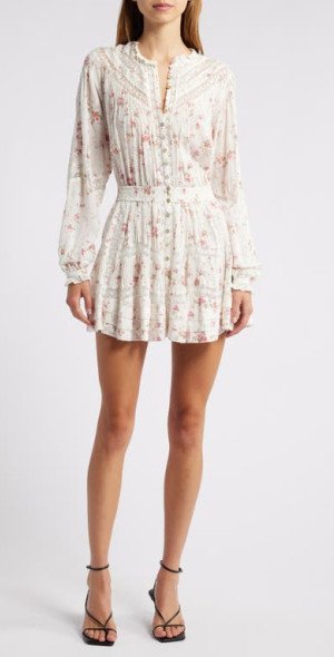 knee length dresses for ladies LoveShackFancy Women's Quinty Mini Dress