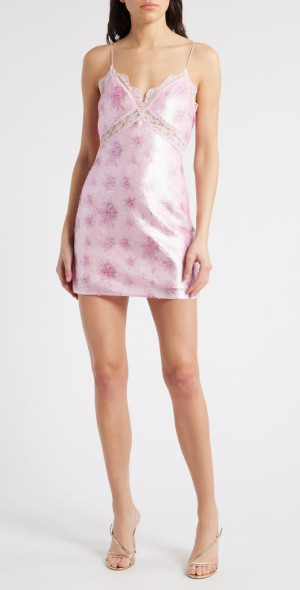 finta sequin mini dress LOVESHACKFANCY Finta Sequin Mini Dress