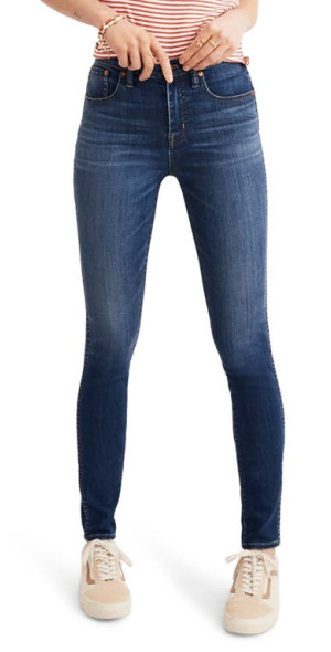 Madewell 10-Inch High Waist Skinny Jeans in Danny at Nordstrom