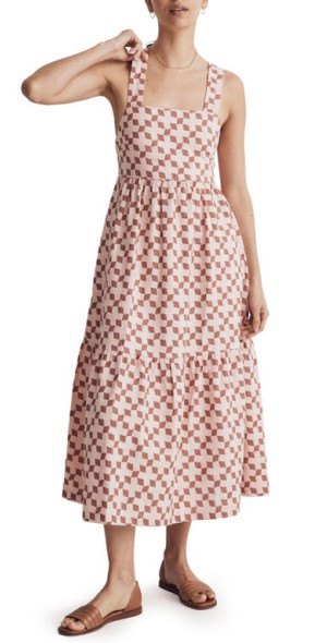 pink dress madewell Madewell Pink Dress Large