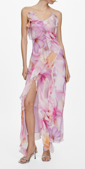 blue floral maxi dresses 100% Cotton Royal Blue Floral Maxi Dress - All Dresses