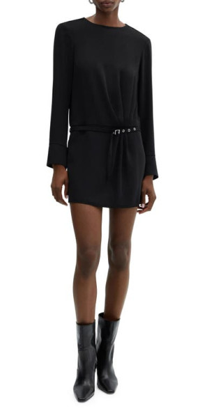 white long sleeve tennis dress Scalloped Wavy Edge Long Sleeve Tennis Dress – CRAVEBYFW