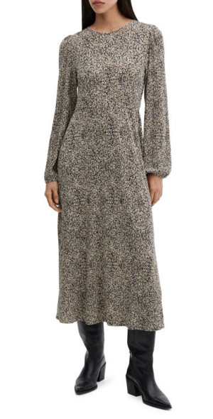 mango dresses midi Women's and sleeveless style Midi-dress with open back -