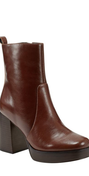 Marc Fisher LTD Marysa Block Heel Platform Bootie in Medium