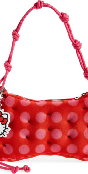 Marshall Columbia バック Marshall Columbia - x Sanrio Hello Kitty® Plush Mesh Top Handle