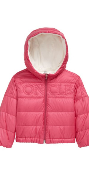 Moncler Kids' Namie Down Puffer Jacket in Pink at Nordstrom