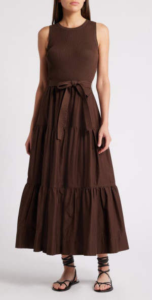 princess polly baby blue dress Women's Brown Dresses