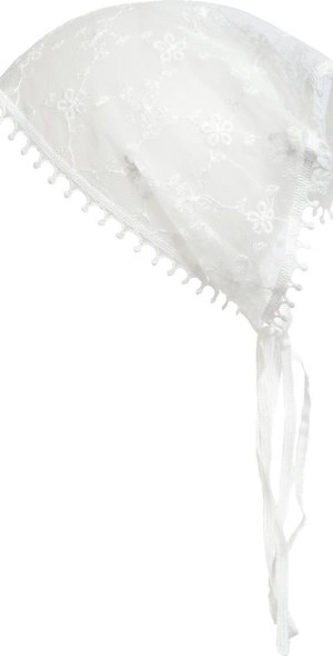 Natasha Floral Embroidered Lace Headscarf