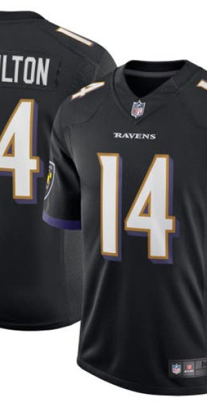 Nike Men's Kyle Hamilton Black Baltimore Ravens Vapor Limited