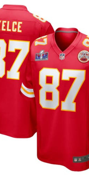 Nike Men's Travis Kelce Red Kansas City Chiefs Super Bowl LVIII