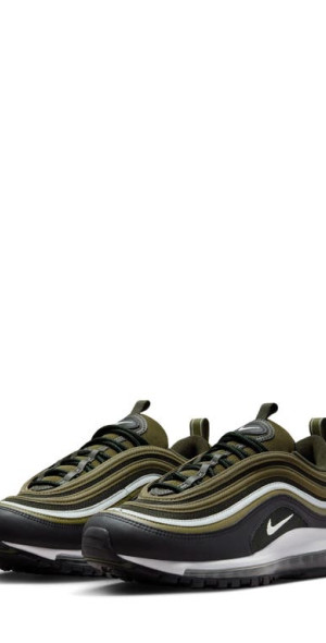 Nike Air Max 97 Sneaker in Medium Olive/Silver/Sequoia at Nordstrom