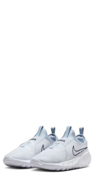 Nike Flex Runner Slip-On Running Shoe in Grey/Light Blue/White