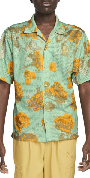 enamel green nike shirt