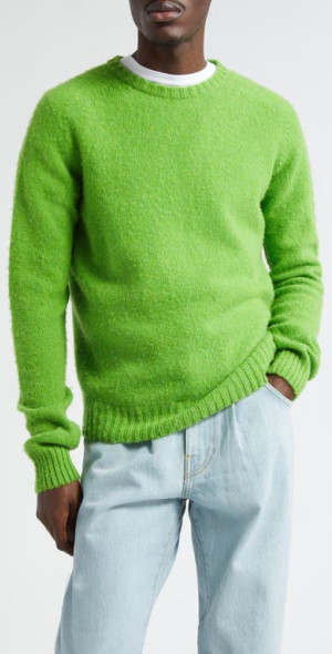 NOAH グリーン セーター Lサイズ Noah NYC Shetland Sweater 'Garden Leaf'