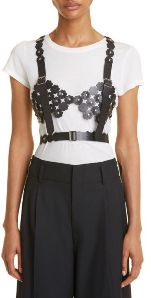 noir keininomiya / 3Dフラワーハーネス Noir Kei Ninomiya - Flower Harness in Black at Nordstrom