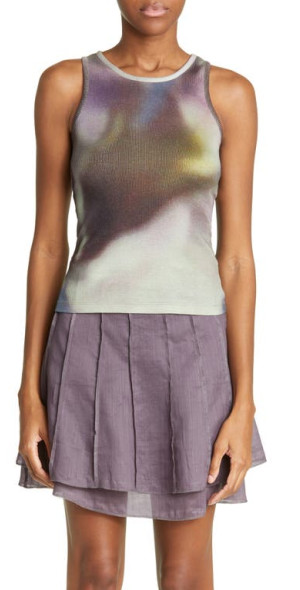 パロマウール　floral-print strapless tank top パロマウール floral-print strapless tank top パロマウール floral