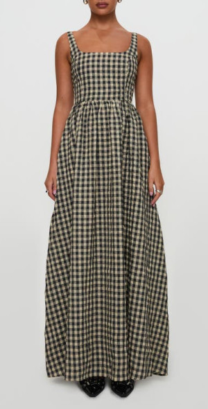 Princess Polly Cartmel Gingham Check Maxi Dress