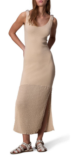 rag bone Georgia Sleeveless Knit Maxi Dress in Beige at - Main Image