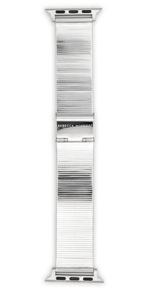 Rebecca Minkoff - Mesh 20mm Apple Watch Watchband in Silver  display picture 2
