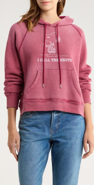 Re/Done - Classic Peanuts® Snoopy Thermal Lined Hoodie