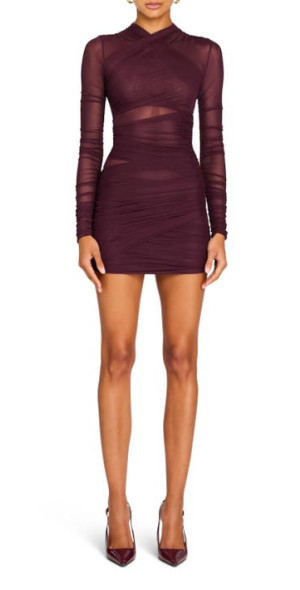 seroya burgundy dress All For Love Maxi Dress