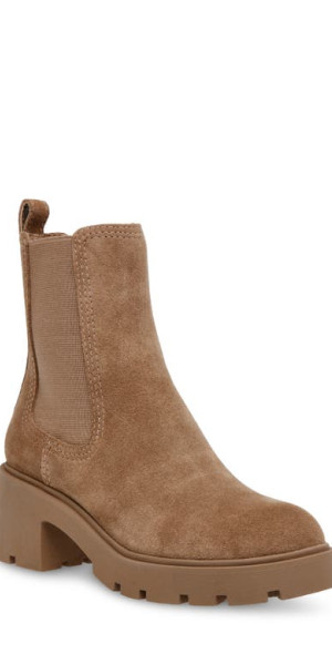 Steve Madden Haylan Chelsea Boot in Taupe Suede at Nordstrom