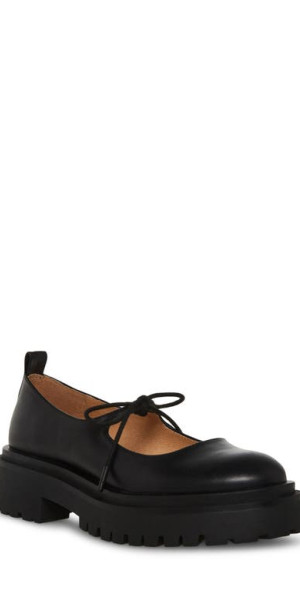 Steve Madden Landon Platform Mary Jane in Black Leather - Main Image