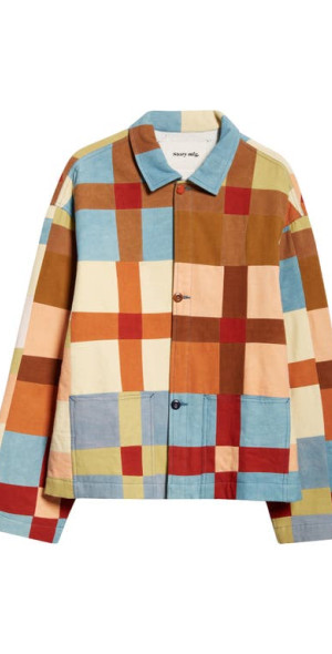 Story mfg. - Short on Time Organic Cotton Jacket in Multi Story mfg. - Short on Time Organic Cotton Jacket in Multi