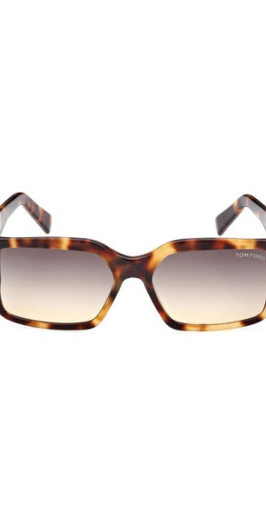 Tom Ford Sunglasses FT1236 56F Havana Square Brown Gradient Lens 58-18-140mm Tom Ford Sunglasses Icon FT1236 55F Havana Square Frame  main image 4