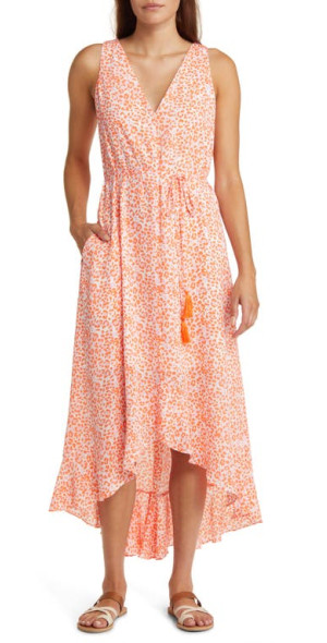 tommy bahama cocktail dresses Tommy Bahama Silk Trumpet Flower Floral Cocktail Dress XS/2