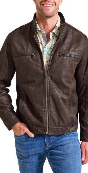 Brown Leather Nordstrom Leather Jacket Mens Tommy Bahama Highland