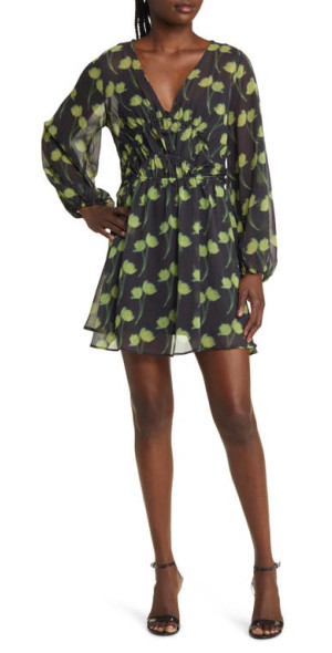 green emerald velvet dress Topshop Women's Floral Halter Neck Maxi Dress | UK12 main image 1