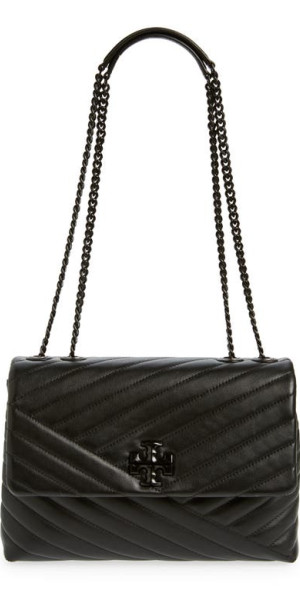 Tory Burch Kira Chevron Powder Coated Convertible Shoulder Bag
