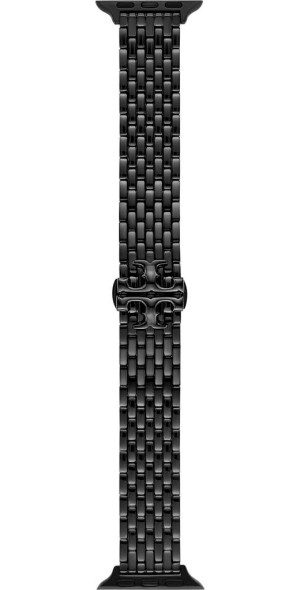 Tory Burch - The Eleanor Black 18mm Apple Watch® Bracelet  display picture 1