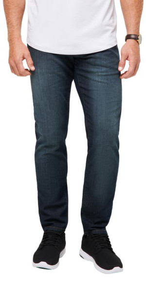 Jean Travis Mathew Legacy – Homme 38x30, Jambe Droite, Délavé Foncé