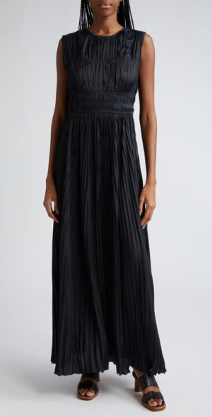 Robe Noire Mini Plissée Nicole Miller - Taille 4, Jersey Mat, Neuve Sans étiquette (ex-Nordstrom)