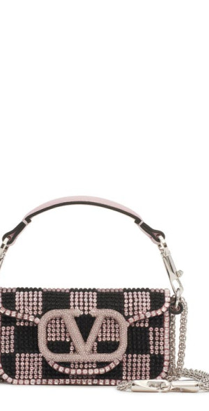 Valentino Garavani - Small Locò Crystal & Bead Embellished