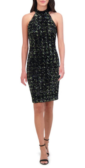 vince camuto sequin bodycon dress Vince Camuto Womens Sequin Bodycon Dress - Bed Bath & Beyond