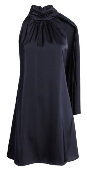 Robe Vince Camuto Une épaule Mi-longue Bleu Marine Taille 10 – Neuve Avec étiquettes
