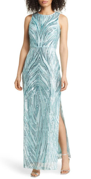vince camuto green sequin dress May2023