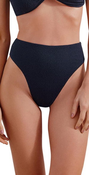 ViX Swimwear Firenze Gigi Hot High Waist Bikini Bottoms in Blue