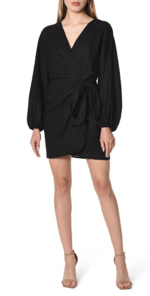 knee length dresses for ladies Hand-Embroidered Linen Summer Dress Keva main image 0